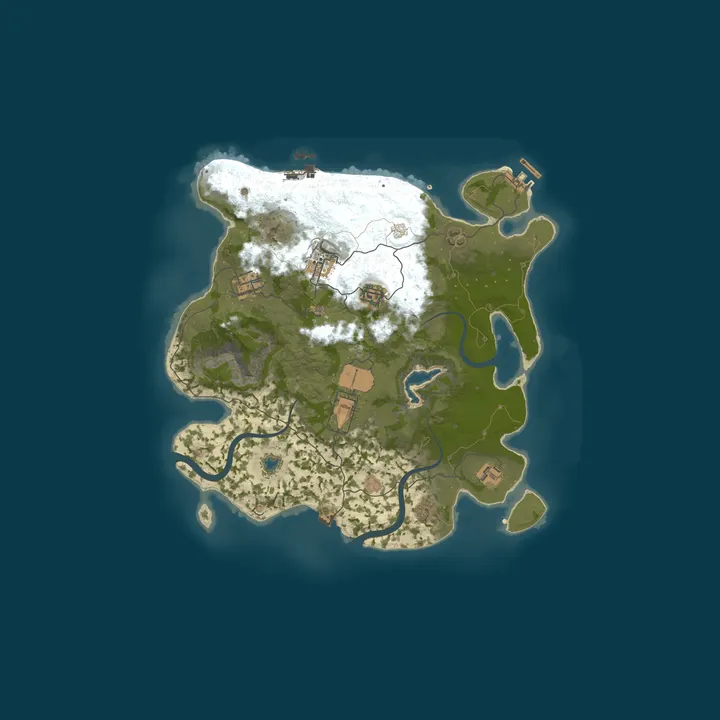Map of Nuclear US - Vanilla | BiWeekly
