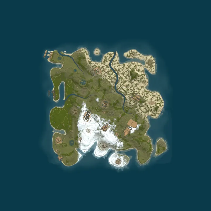 Map of [EU/GR] RUSTILIANS™ X5 | JUST WIPED! | PVP/RAID | ACTIVE ADMI