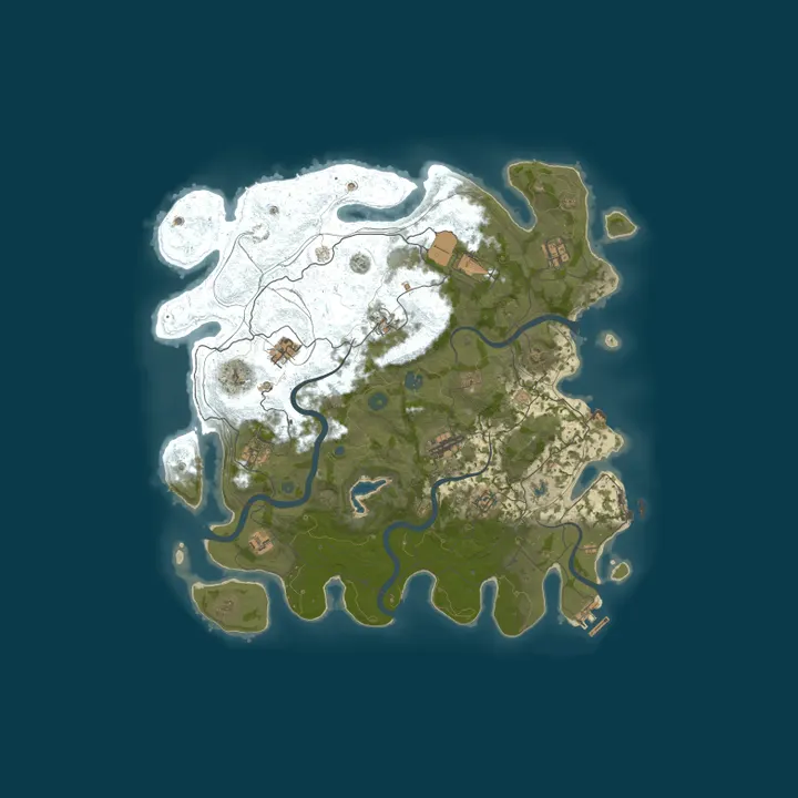 Map of 35+ | ВЗРОСЛЫЙ RUST x2 SOLO
