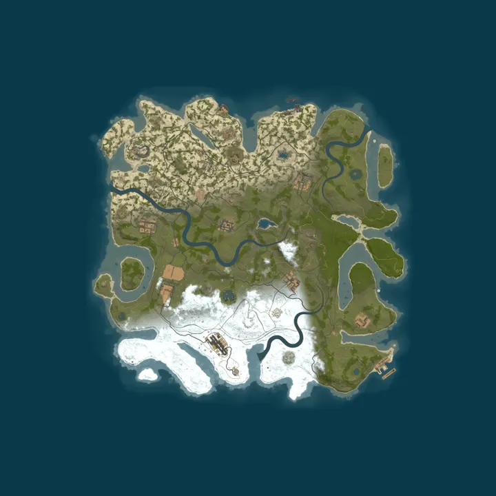 Map of КЛАССИКА x3 | GGRust #3 | Для нoвичкoв 3x