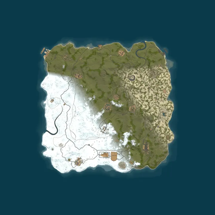 Map of MIRAGE RUST | TUESDAY 2x | VANILLA+ | Wipe 13.10