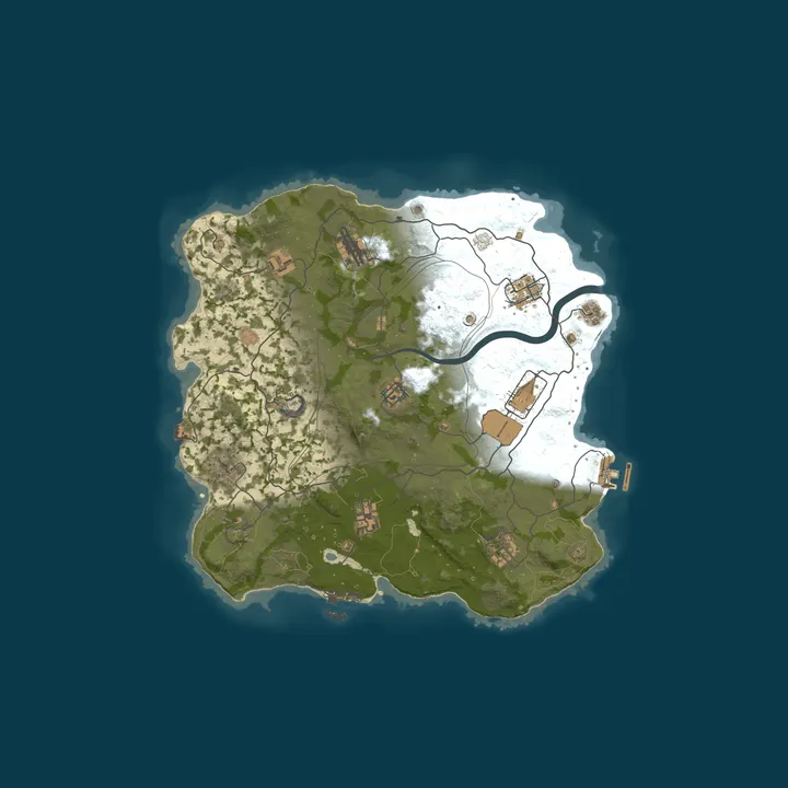 Map of WARBANDITS.GG BR 3X |Solo/Duo/Trio|LootX3| JUST WIPED