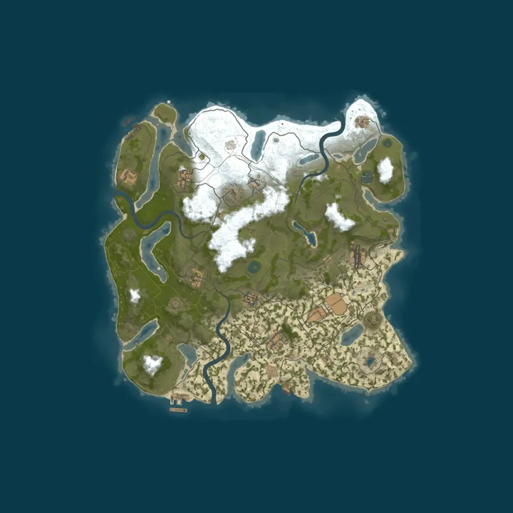 Map of Rust4Noobs | Solo only | Softcore 50% Bi-Weekly | No BP Wipe