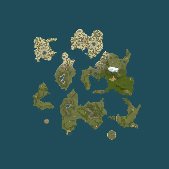 Map of RustyGTA NoWipe True PvE Save Bases