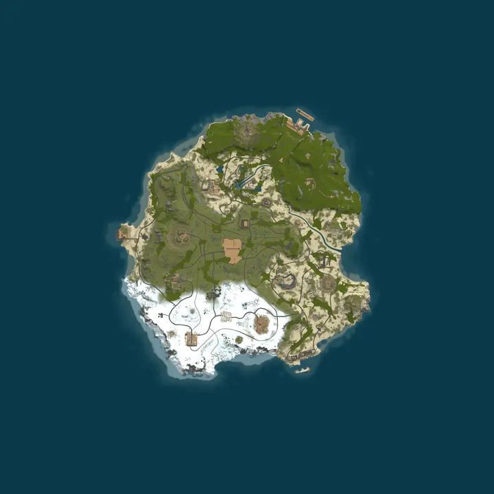 Map of Noob Friendly PVE Server