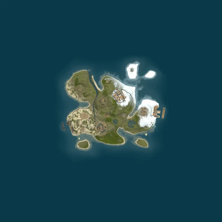 Map of 4Netplayers Rust Server
