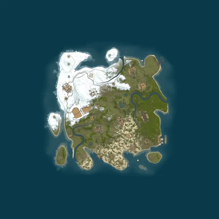 Map of [Baltic] Akmenslandia Small - Latvia | Lithuania | Estonia