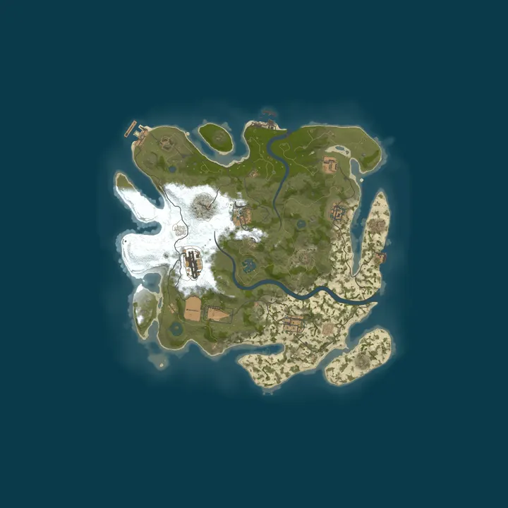 Map of RustyKing 5X | Solo Only | Easy Start - Fast Progress