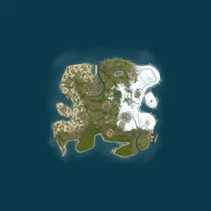 Map of ROSERVER.IO | 2X Vanilla+ | Solo/Duo/Trio/Quad | FRIDAY WIPE