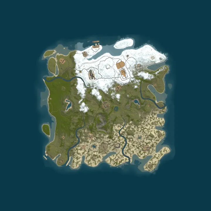 Map of SCAVENGERSHAVEN.NET 5x NoBPs [Loot+|MyMini|Shop|Kits]