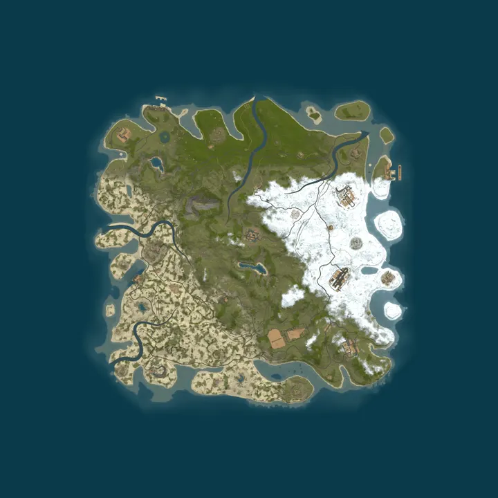 Map of RustMania 10x Solo/Duo/Trio No BPs |Loot+|MyMini|Events|Shop|Ki