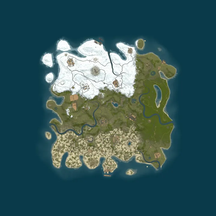 Map of Darkjkdevil server