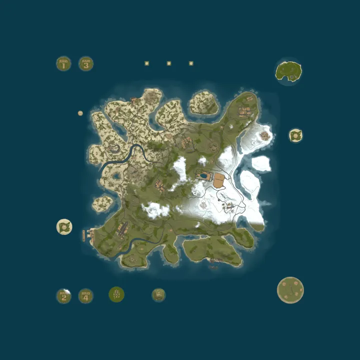 Map of [LATAM] [BR] RUSTALIA PVE | Wiped: 2d 21h