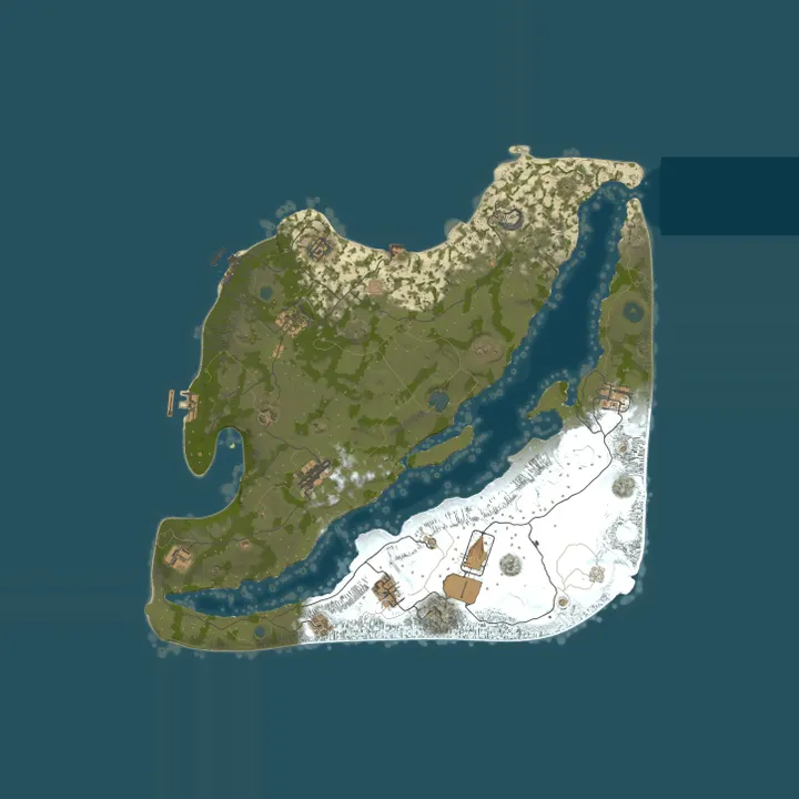 Map of FurzRust Baikal AI-NPC|RAID|KIT|TP