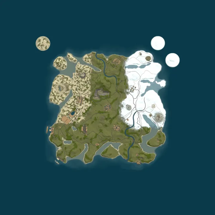 Map of EU|AndysolAM 10x No BPs Solo/Duo/Trio|PVP|Shop|Loot+|Kits|Raid+