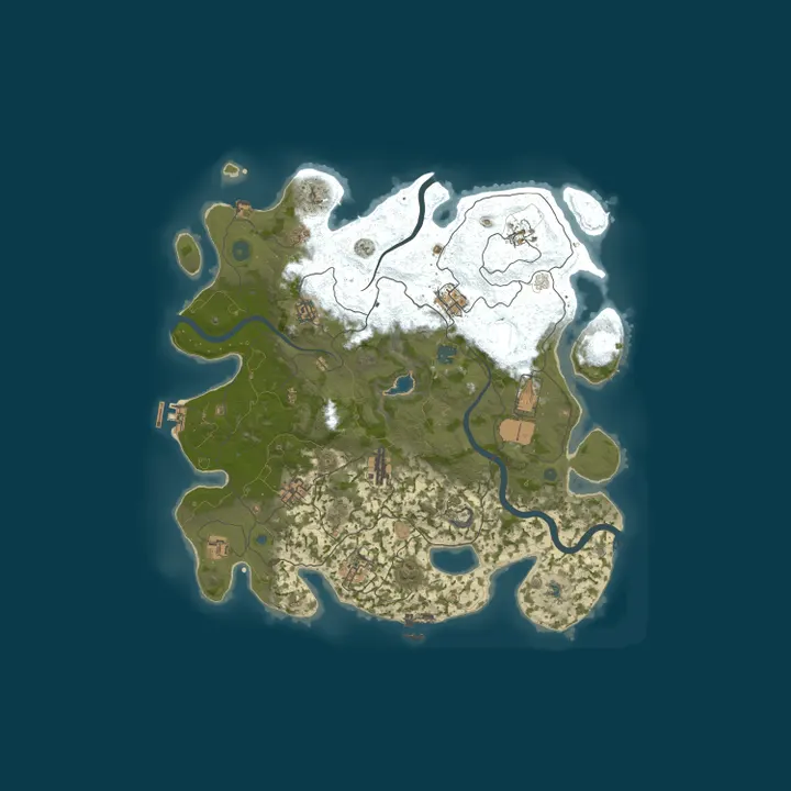 Map of [TR/EU] Atak 10x Pve|Zombie|Raidbase|Skill|Epic|Events|Boss