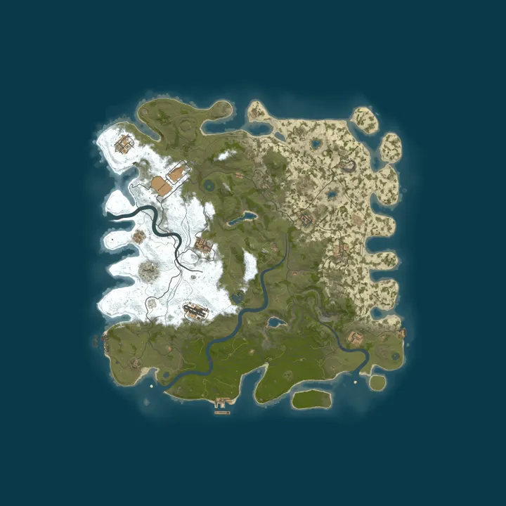 Map of RUST Server