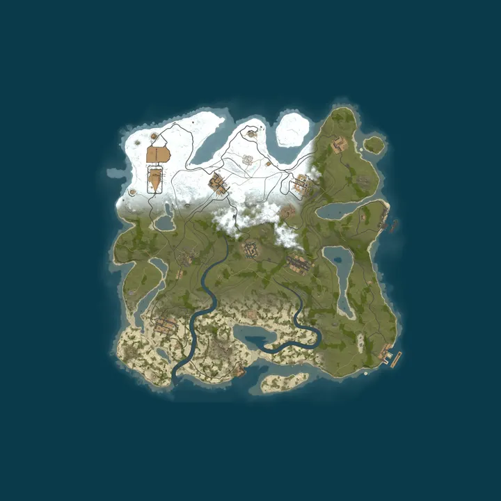 Map of HollowServers.co 10x No BPs [Loot++|Events|MyMini|Shop|Noob Fri