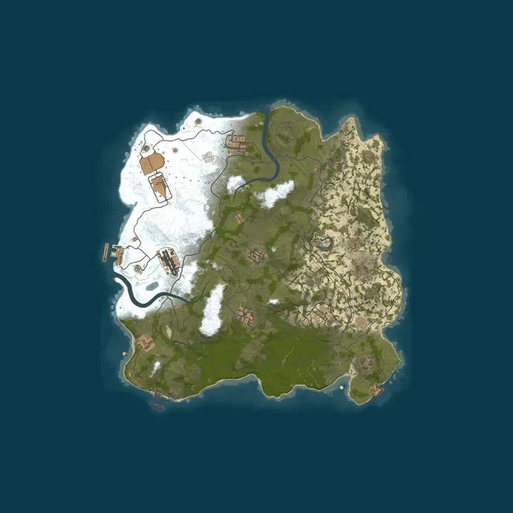 Map of Reddit.com/r/PlayRust - US Small