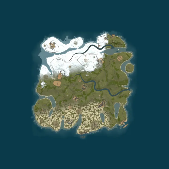 Map of HollowServers.co 3x Solo/Duo |LootX3|JUST FULLWIPED