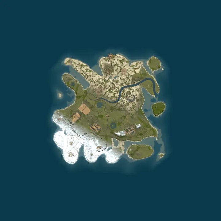 Map of Oh Shit 100x | PvP | Loot+ | Shop | Kits | Raidable Bases | Air