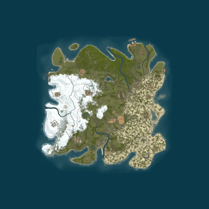 Map of ZLOY RUST 2x | ДЛЯ НОВИЧКОВ | RaidBases | Wipe 15.10