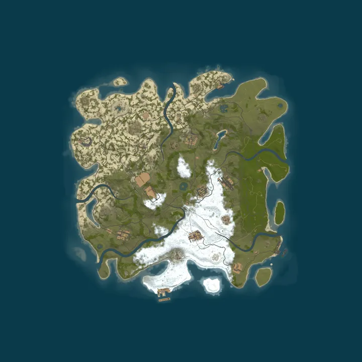 Map of ZLOY RUST 2x | ДЛЯ НОВИЧКОВ | RaidBases | Wipe 16.10