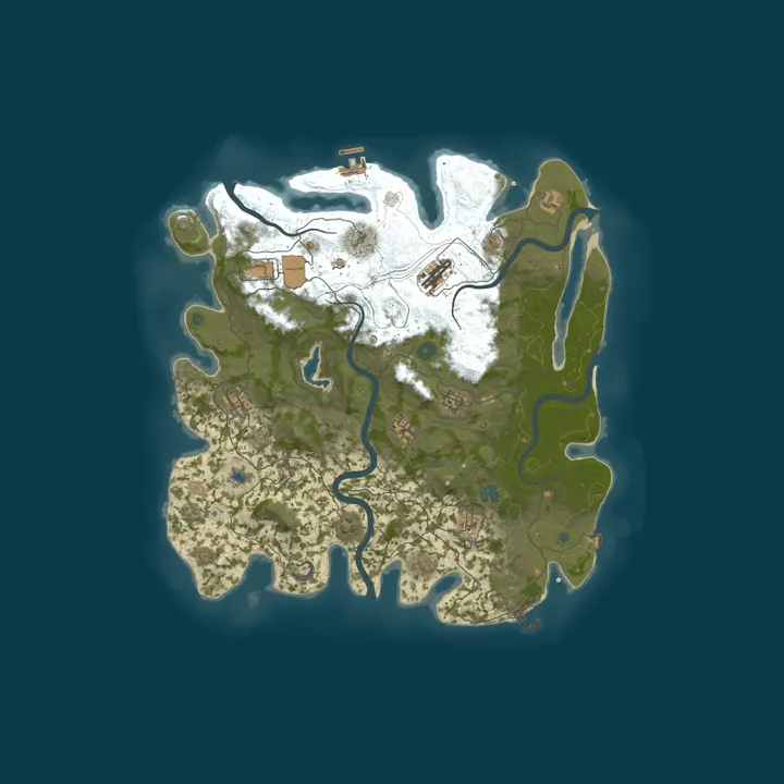 Map of ZLOY RUST 2x | ДЛЯ НОВИЧКОВ | RaidBases | Wipe 17.10