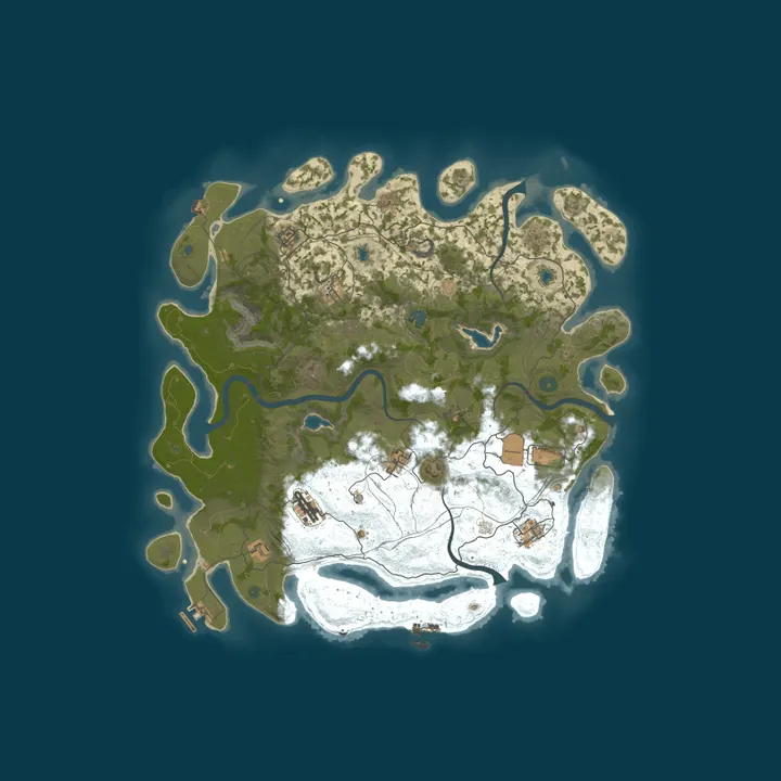 Map of Haunted Barrens PvE | UK