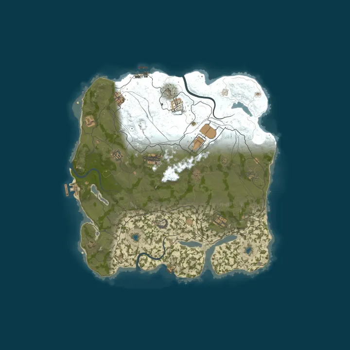 Map of [US] Spoonkid Rust - 2x Saturdays | 6 MAX | Shared BPs