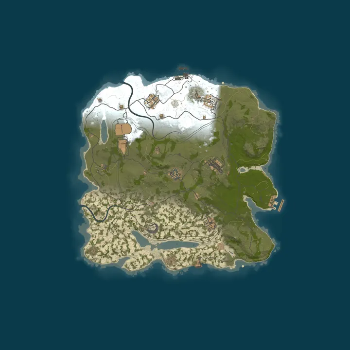 Map of [US] Spoonkid Rust - 2x Tues & Fri | Solo/Duo/Trio | Kits