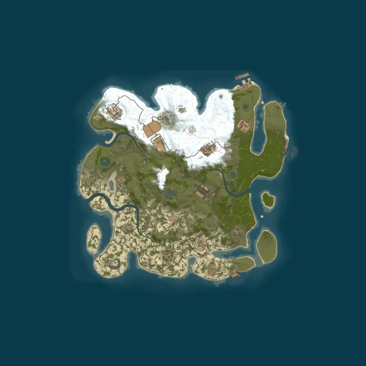 Map of RustXenium (X5|RANDOM||TP|KITS|TRADE|FPS+) Wipe:15.10