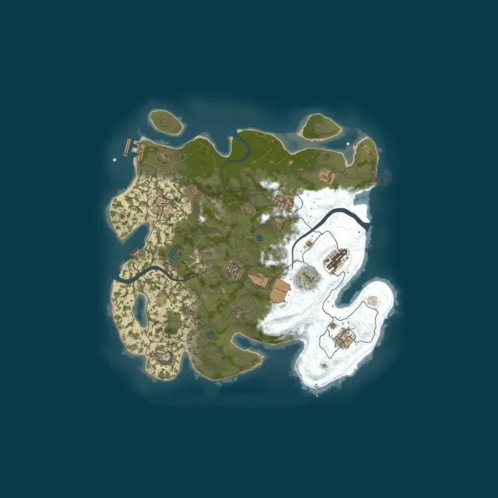Map of IMPERIO RUST  | ESPAÑOL/LATAM | VANILLA+ | KITS | EVENTOS