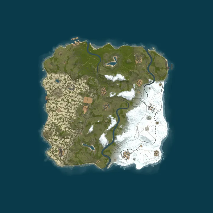 Map of Gamer Gang Rust Server